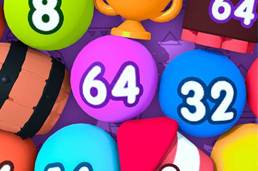 Bubble Merge 2048 game thumbnail