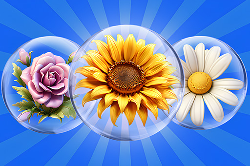 Dice Puzzle Flowers! game thumbnail