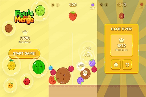 Watermelon Fruit 2048 game thumbnail